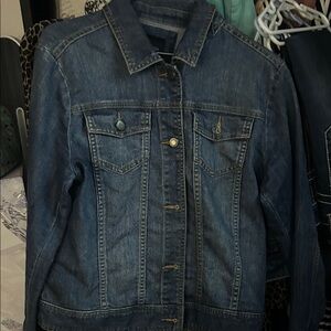 The Limited Dark Blue Jean Jacket